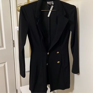 NWT ASOS Black Blazer Dress